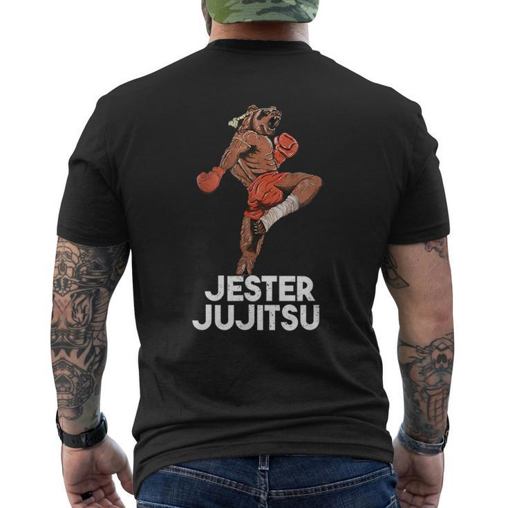 Grizzly Bears Epic Jiujitsu Mmainspired Martial Arts Martial Arts Funny Gifts Mens Back Print T-shirt
