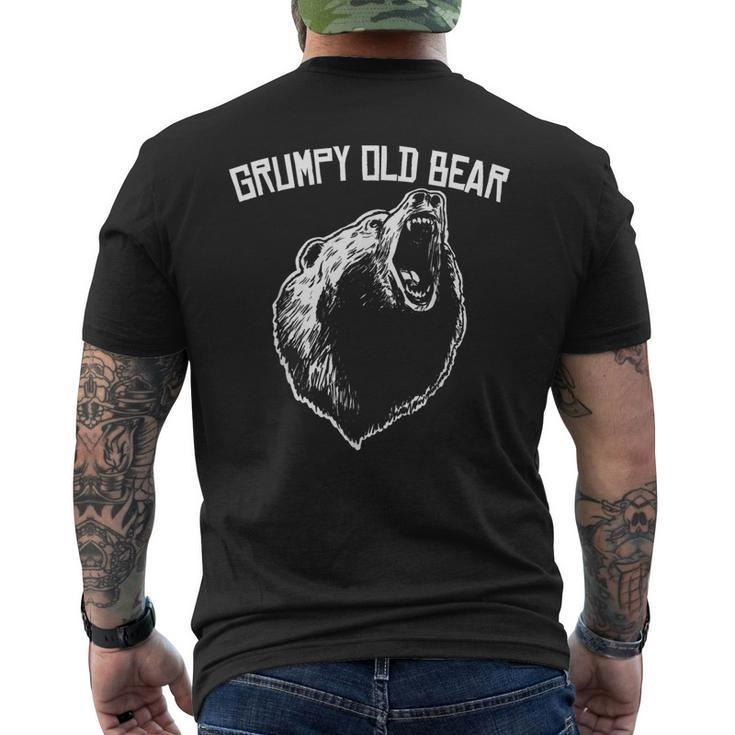 Grumpy Old Bear Grumpy Grandpa Men's Back Print T-shirt