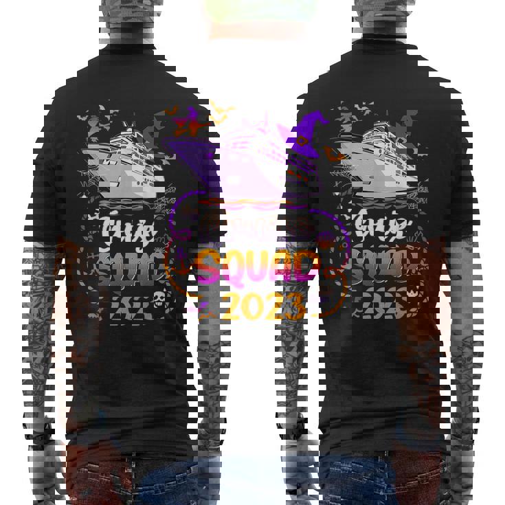 Halloween Cruise Squad 2023 Matching Cruising Crew Vacation Men's T-shirt Back Print