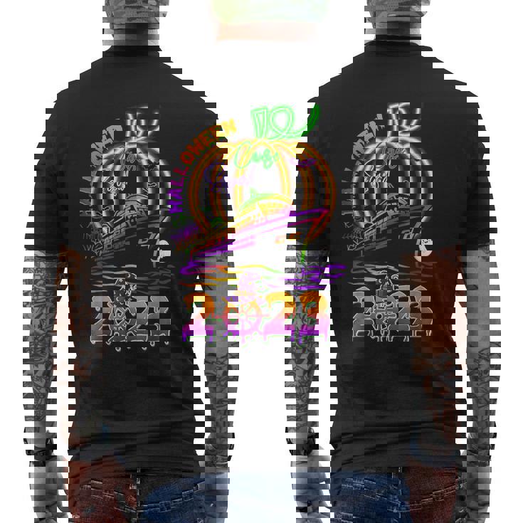 Halloween Cruise Squad 2023 Pumpkin Family Men's T-shirt Back Print