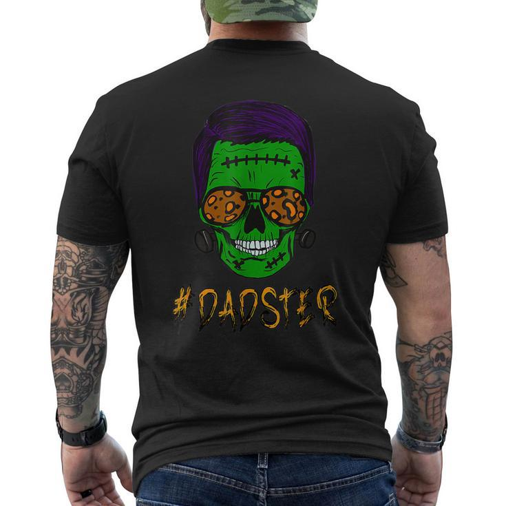 Halloween Dadster Dad Father Costume Men's Back Print T-shirt