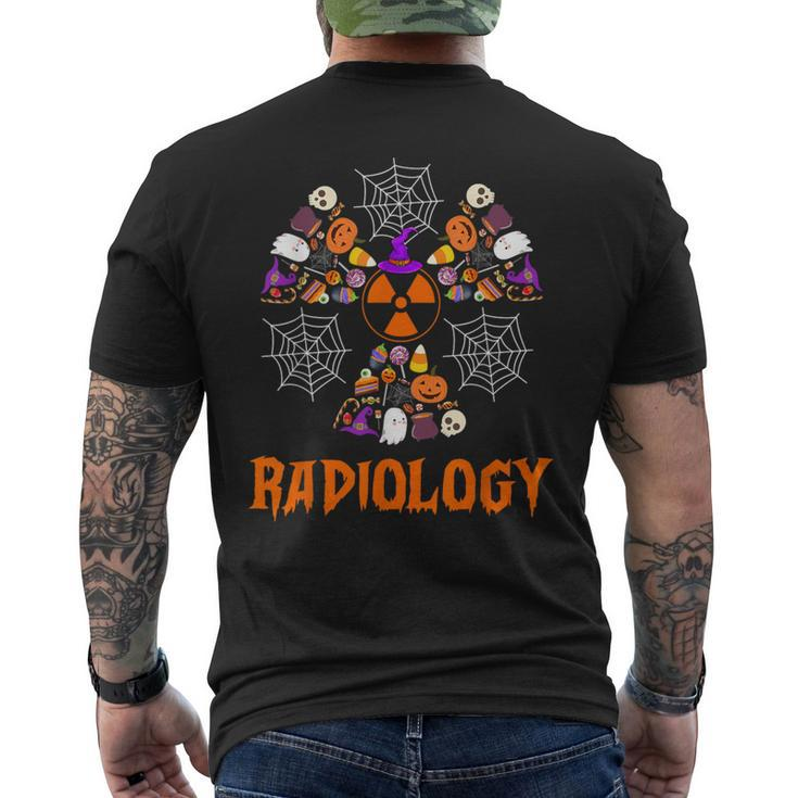 Halloween Radiology X-Ray Tech Radiology Department Men's T-shirt Back Print