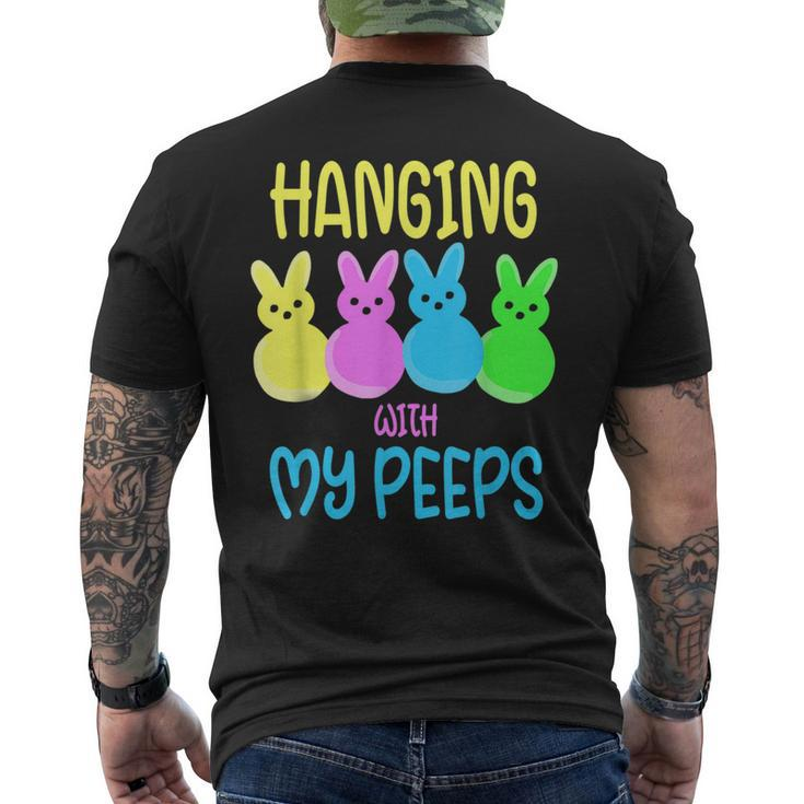 Hangin With My Peeps Funny Cute Boys Family Easter Bunny Mens