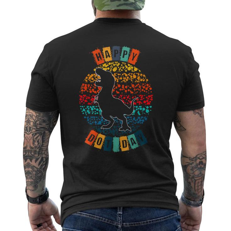 Happy Dot Day T Rex International Dot Day Colorful Dot Boys Men's T-shirt Back Print
