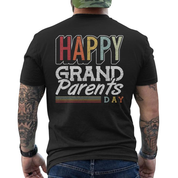 Happy Grandparents Day Grandparents Day Men's T-shirt Back Print