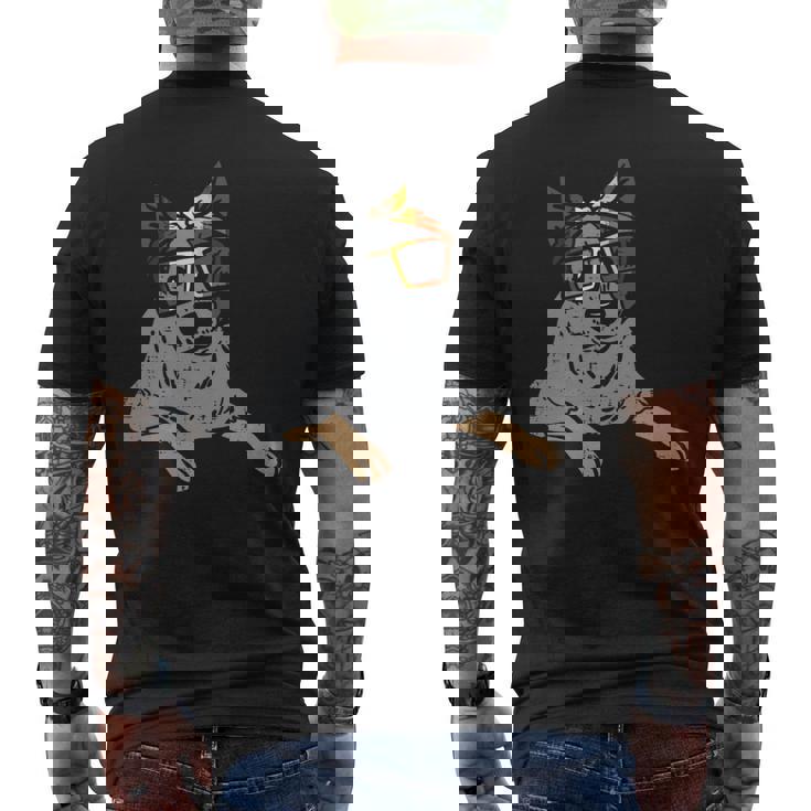 Heeler Australian Cattle Dog Lgbtq Gay Bear Flag Gay Pride Mens Back Print T-shirt