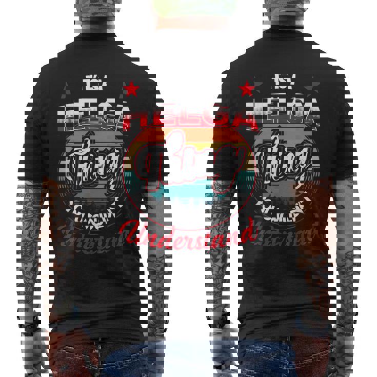 Helga Retro Name Its A Helga Thing Mens Back Print T-shirt