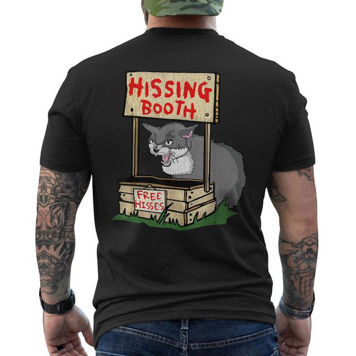 Hissing Booth Free Hisses Cat  Mens Back Print T-shirt