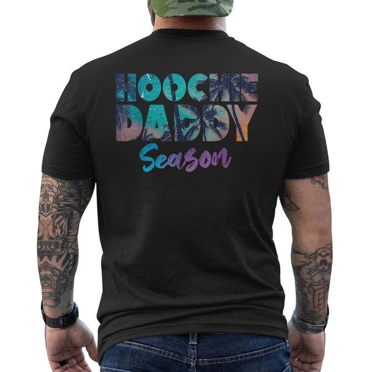 Hoochie Father Day Season Daddy Sayings Men's Back Print T-shirt