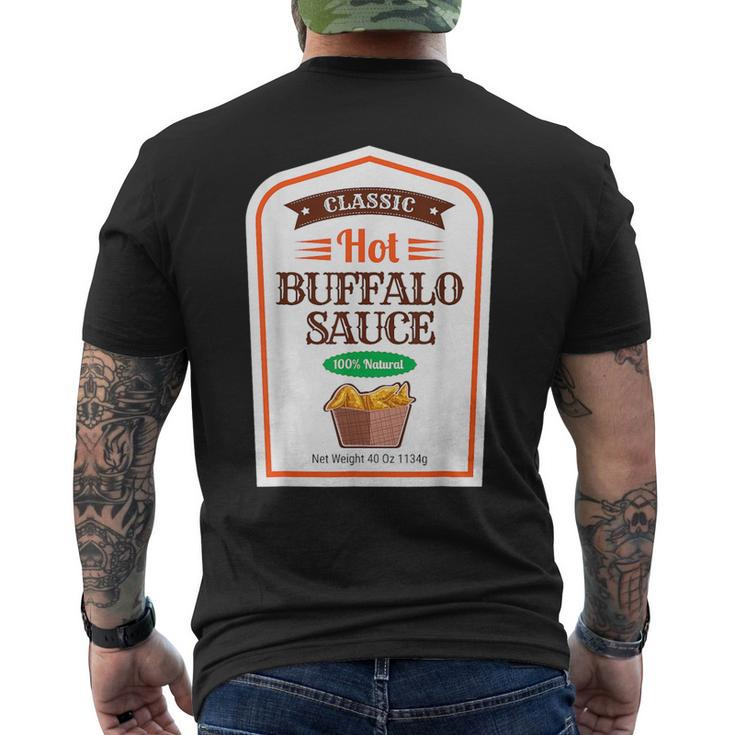 Hot Buffalo Family Sauce Costume Halloween Uniform Men's T-shirt Back Print