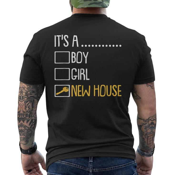 House Homeowner Housewarming Party New House  Mens Back Print T-shirt