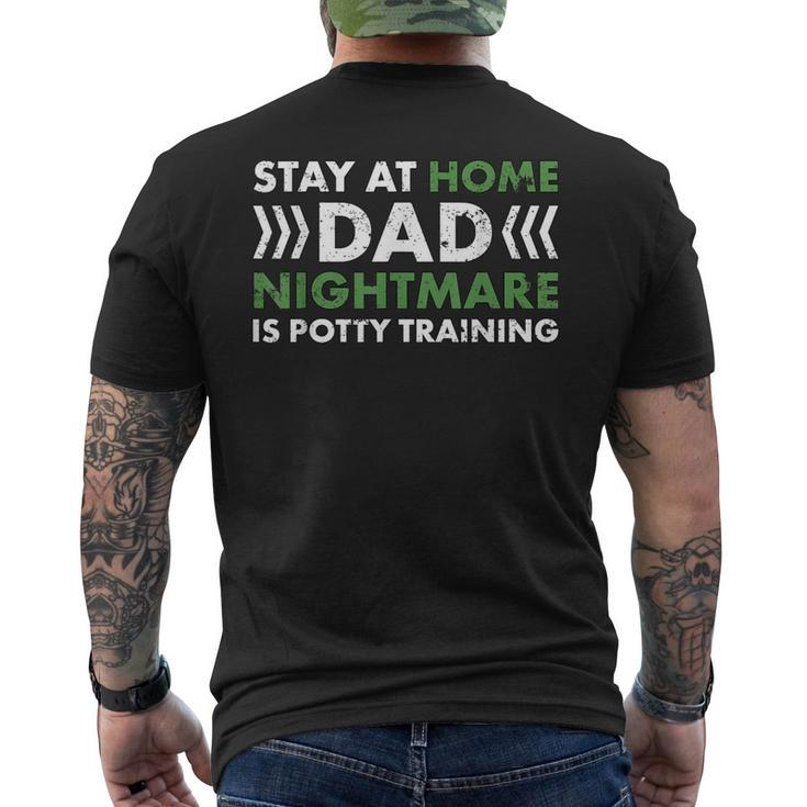 House Husband Domestic Engineer Stay At Home Father's Day Men's T-shirt Back Print