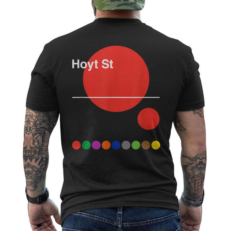 Hoyt Street Downtown Brooklyn Men's T-shirt Back Print