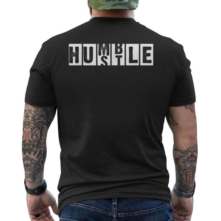 Humble Odometer - Celebrating The Hustle Design  Mens Back Print T-shirt