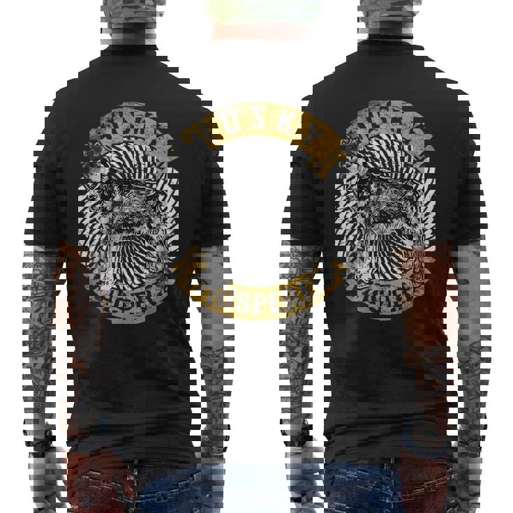 Husky Whisperer Funny Love Siberian Huskies Gift Mens Back Print T-shirt Husky Whisperer Funny Love Siberian Huskies Gift Mens Back Print T-shirt