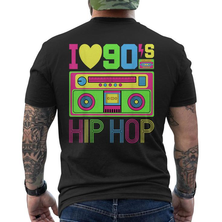 I Love 90S Hip Hop Music 1990S Style Outfit Vintage Nineties 90S Vintage Designs Funny Gifts Mens Back Print T-shirt