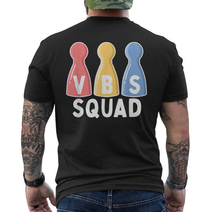 I Love Vbs 2023 Board Game Vacation Bible School Gamer Mens Back Print T-shirt