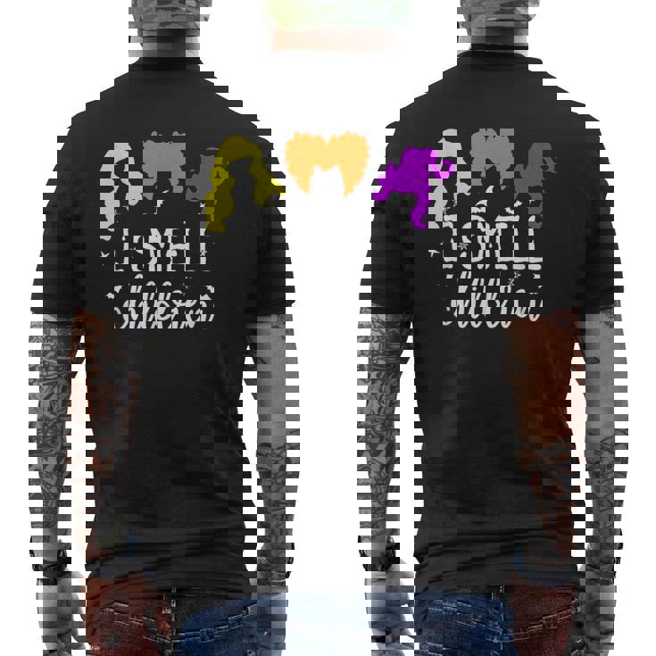 I Smell Children Funny Halloween Witches Costume Halloween Funny Gifts Mens Back Print T-shirt