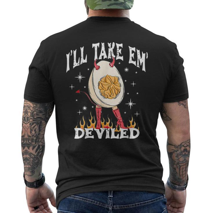 I’Ll Take Them Deviled Thanksgiving Men's T-shirt Back Print