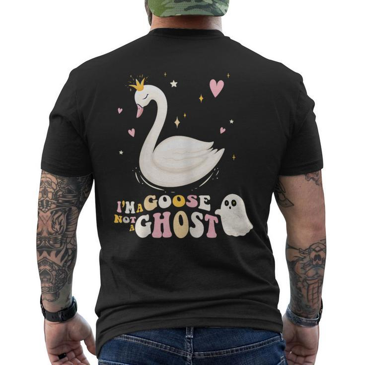 Im A Goose Not A Ghost Funny Cool Animal  Mens Back Print T-shirt