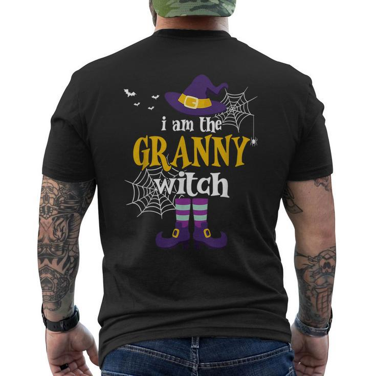 I’M The Granny Witch Family Halloween Costume Men's T-shirt Back Print