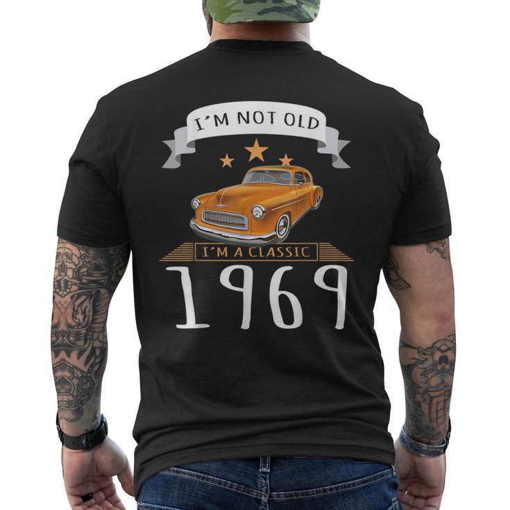 Im Not Old Im Classic 1969 Vintage Car Mens Back Print T-shirt