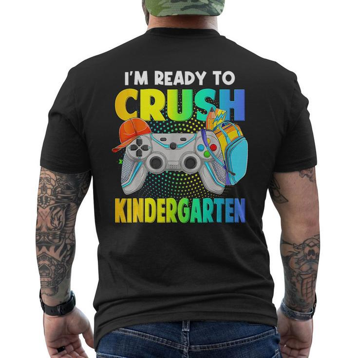 Im Ready To Crush Kindergarten Back To School Video Game  Mens Back Print T-shirt
