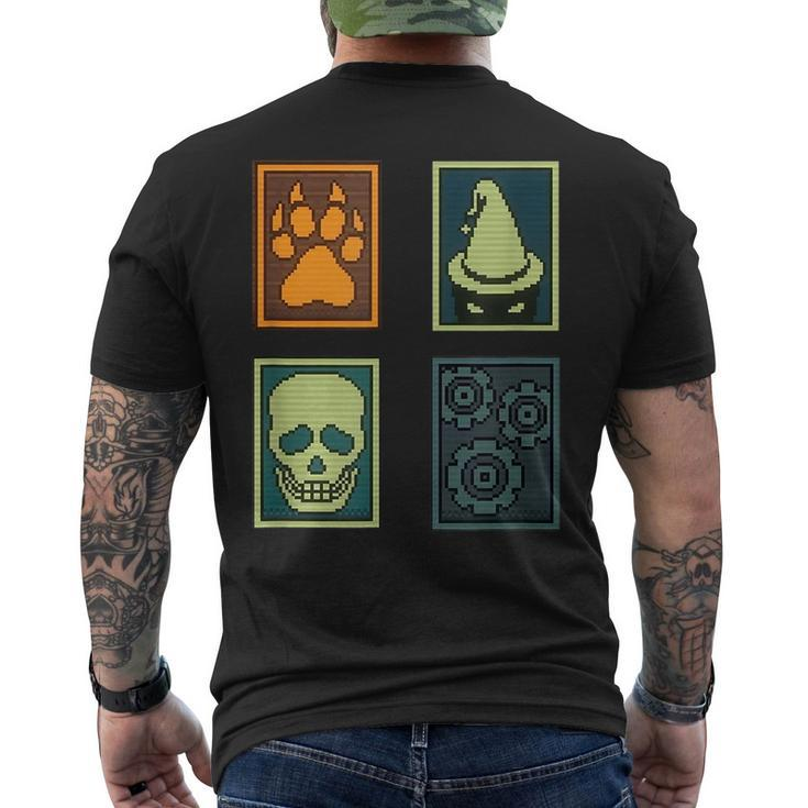 Inscryption Psychological Horror Card Categories Spooky Game Spooky Men's T-shirt Back Print
