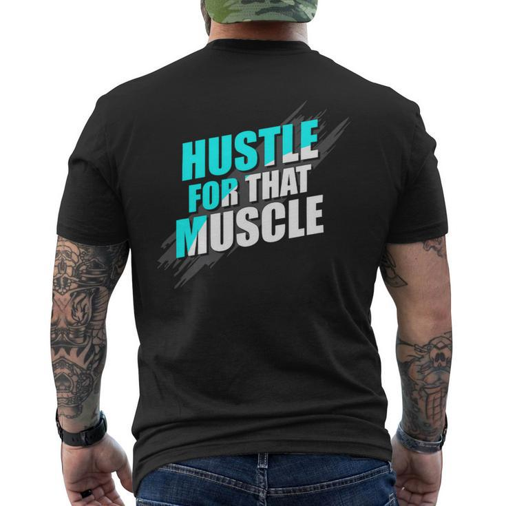 Inspirational Workout Bodybuilder Fitness Mens Back Print T-shirt