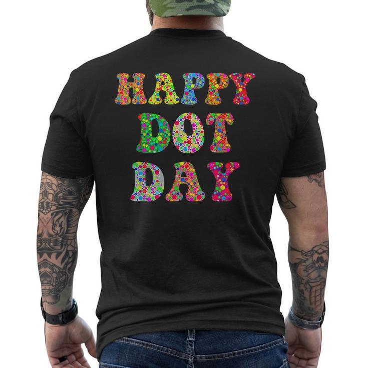 International Dot Day 2023 Colorful Polka Dot Happy Dot Day Men's T-shirt Back Print