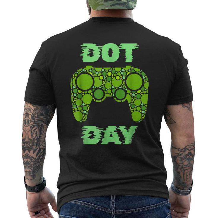 International Dot Day Video Game Lover Boys Polka Dot Gamer Men's T-shirt Back Print