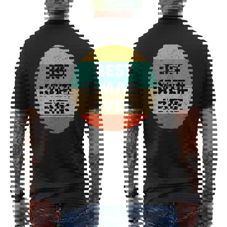 Ismael Name Men's Back Print T-shirt