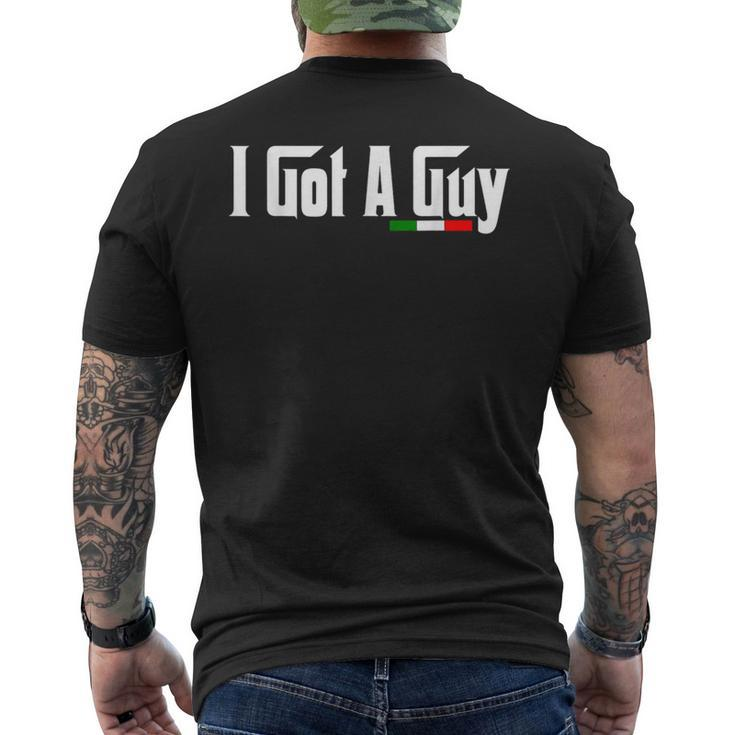 Italian I Got A Guy Men's T-shirt Back Print