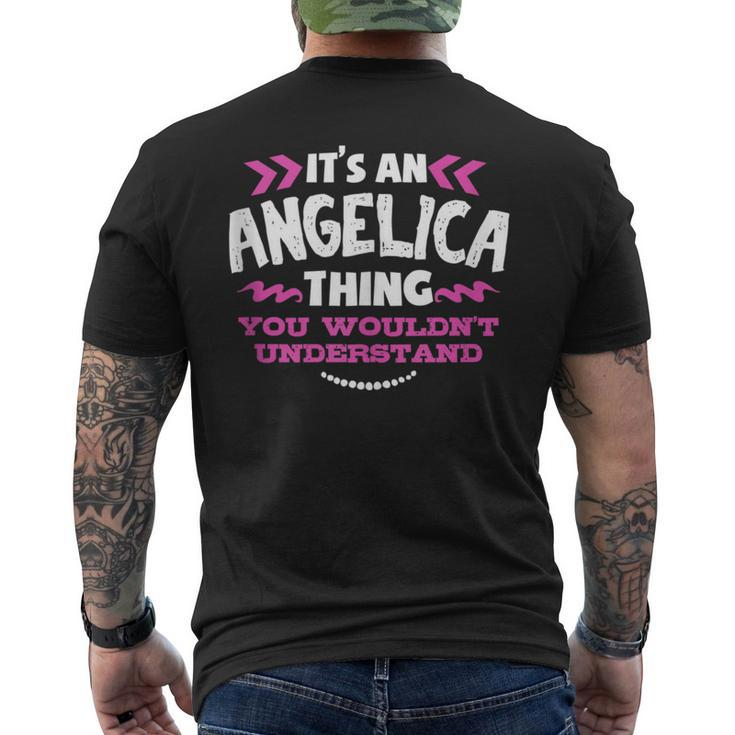 Its An Angelica Thing You Wouldn't Understand Custom Men's T-shirt Back Print