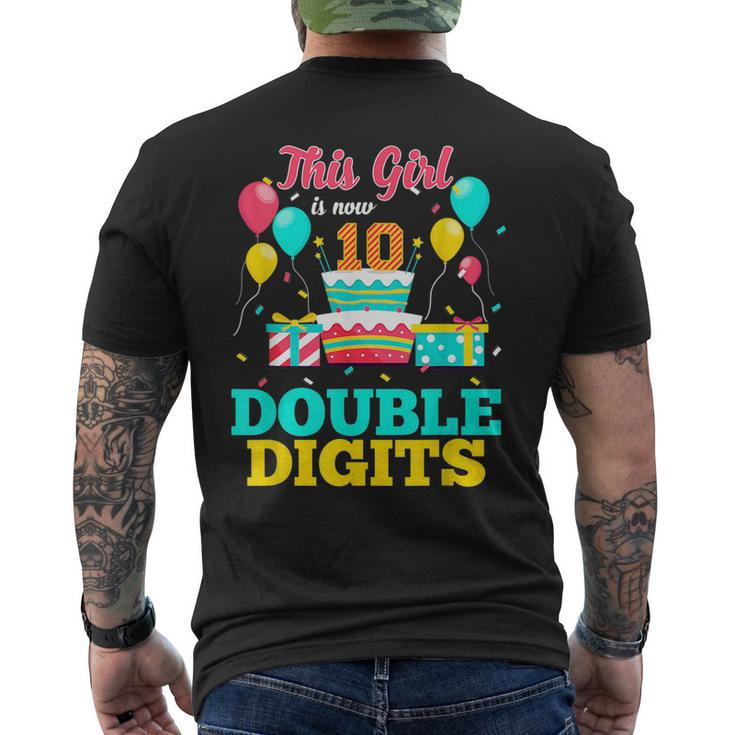 Its My 10Th Birthday This Girl Is Now 10 Years Old  Mens Back Print T-shirt