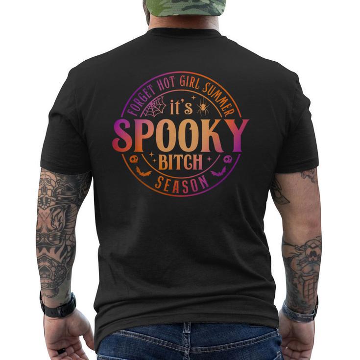 It's Spooky Bitch Season Witch Halloween Men's T-shirt Back Print