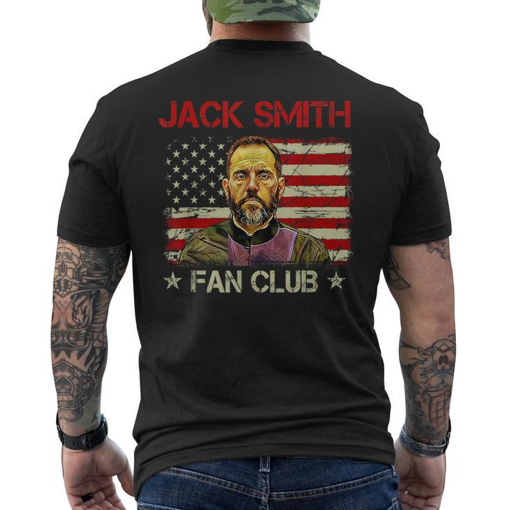 Jack Smith Fan Club Retro Usa Flag American Funny Political  Mens Back Print T-shirt