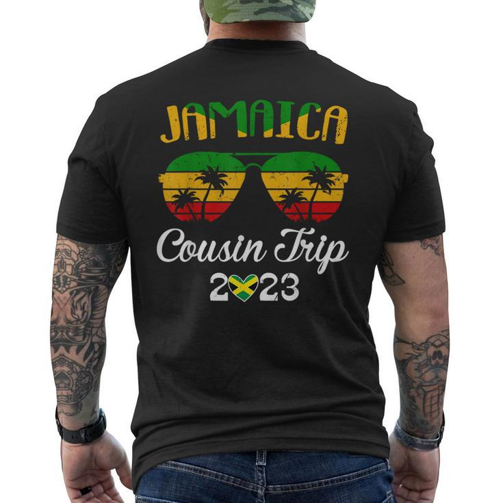 Jamaica Trip 2023 Cousin Trip Family Reunion Vacation  Mens Back Print T-shirt
