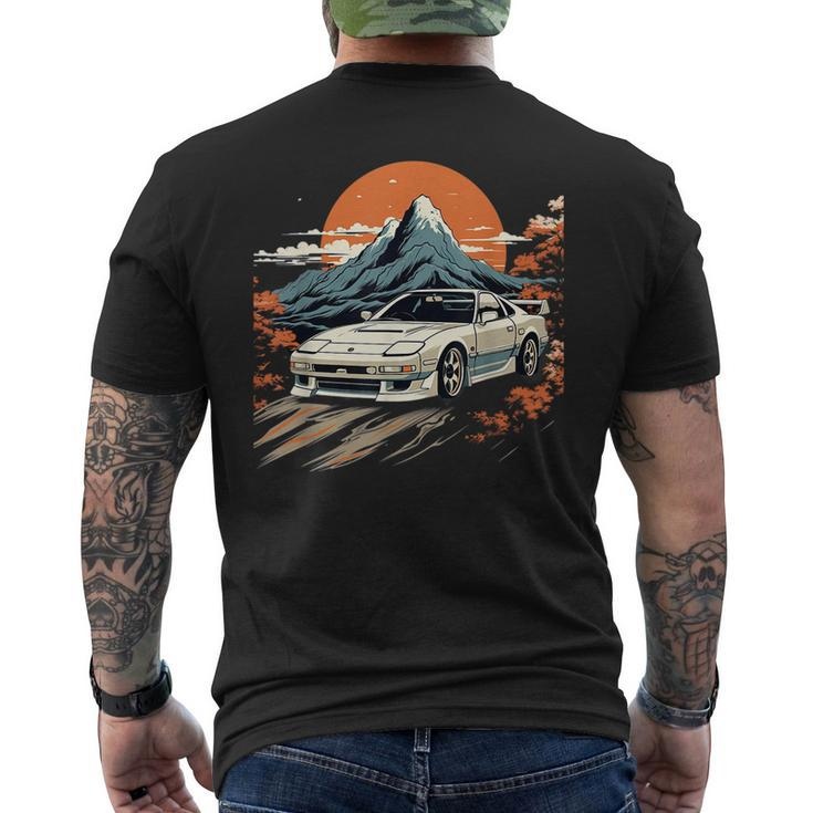 Jdm Car Japanese Retro Car Racing Drifting Legend Tuning Men's T-shirt Back Print