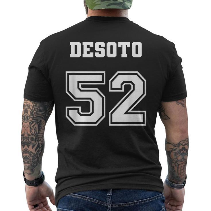 Jersey Style Desoto De Soto 52 1952 Antique Classic Car Men's T-shirt Back Print