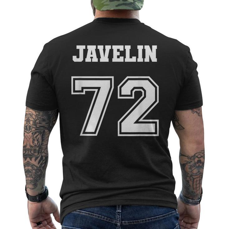 Jersey Style Javelin 72 1972 Old School Muscle Car Mens Back Print T-shirt