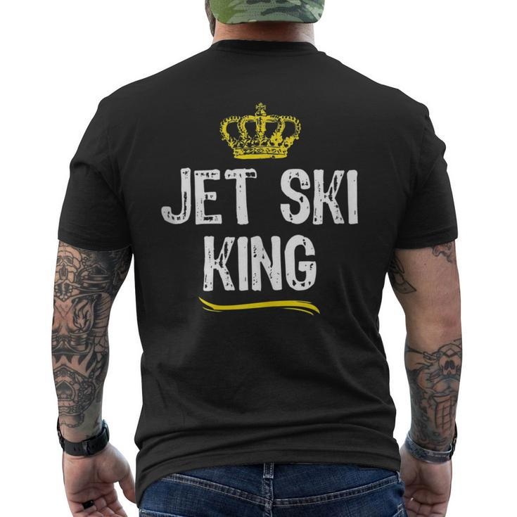 Jet Ski King Men Boys Lover Jetski Skiing Funny Cool Gift King Funny Gifts Mens Back Print T-shirt