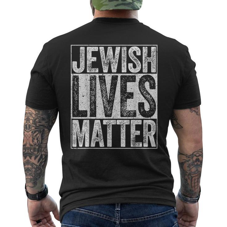 Jewish Lives Matter Jews Men's T-shirt Back Print
