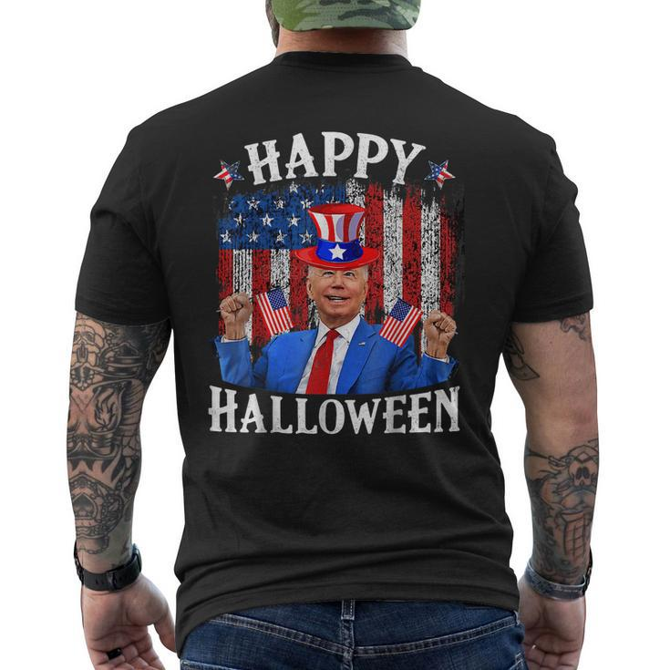 Joe Biden Happy Halloween For Fourth Of July Men Woman Men's Back Print T-shirt