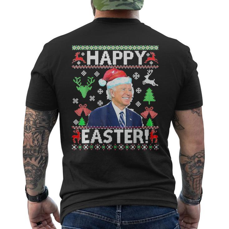 Joe-Biden-Ugly-Christmas-Sweater-Biden-Christmas Men's T-shirt Back Print