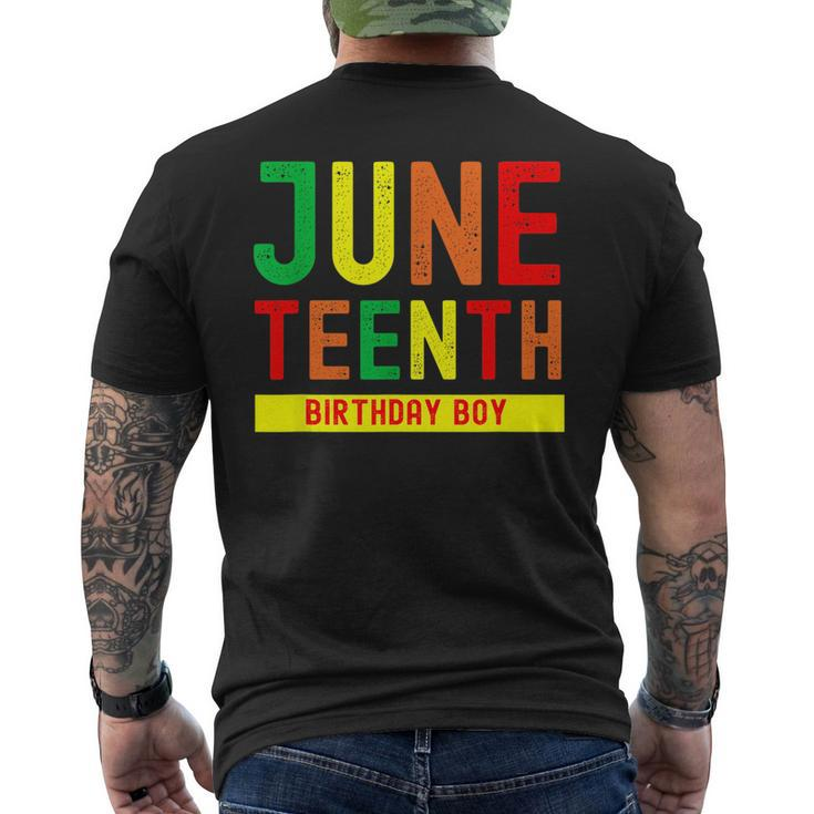 Junenth Birthday Boy | Born On June 19Th  Mens Back Print T-shirt