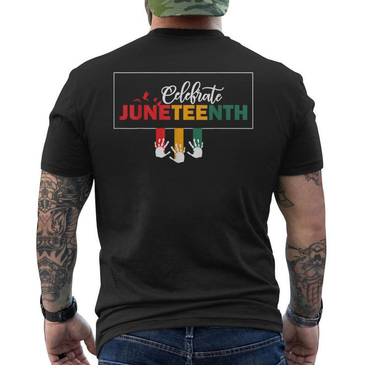 Junenth Celebrate Quote African American Cool Junenth  Mens Back Print T-shirt