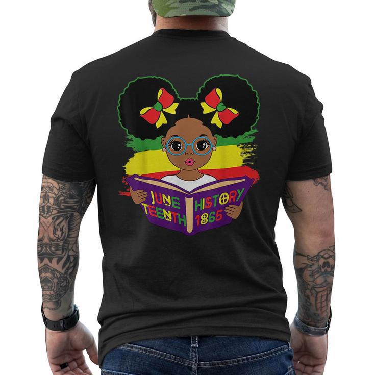 Junenth Celebrating 1865 Black Toddler Girls Kids History  Mens Back Print T-shirt