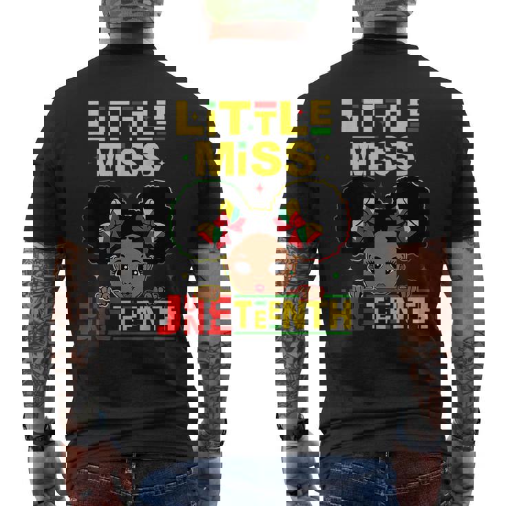 Junenth Celebrating 1865 Cute Black Girls Kids Toddler 1865 Funny Gifts Mens Back Print T-shirt