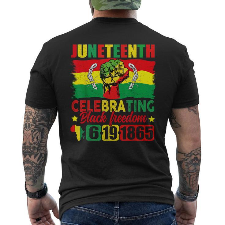 Junenth Celebrating Freedom 06-19-1865 Junenth  Mens Back Print T-shirt